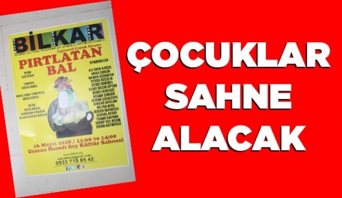 Çocuklar sahne alacak