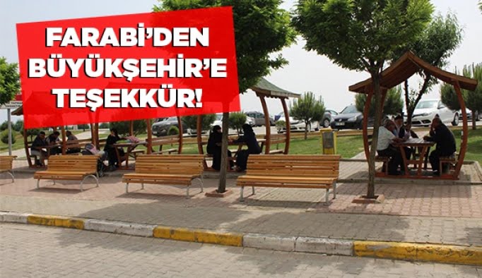 Farabi’den Büyükşehir’e teşekkür!