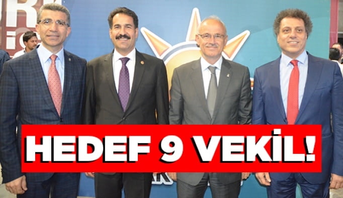 Hedef 9 vekil!