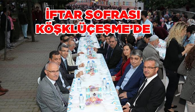 İftar sofrası Köşklüçeşme’de!