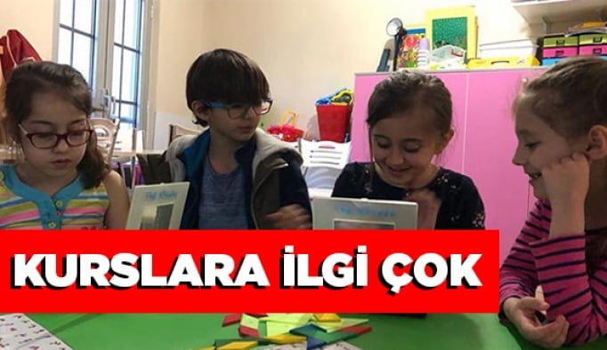 Kurslara ilgi çok