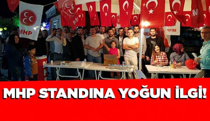 MHP standına yoğun ilgi!