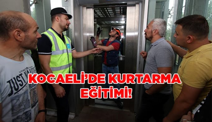 Kocaeli’de kurtarma eğitimi!