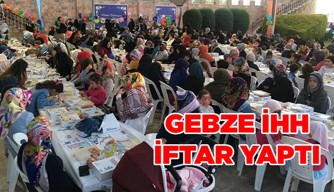 Gebze İHH iftar yaptı
