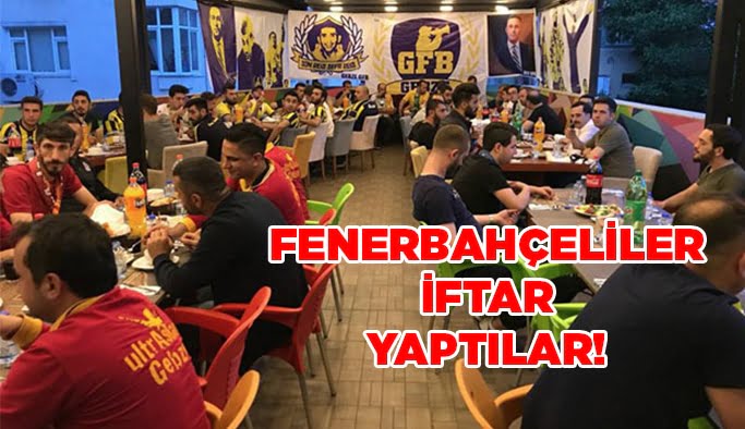 İftar yaptılar