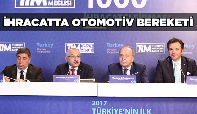 İhracatta Otomotiv bereketi!