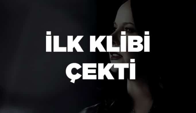 İlk klibi çekti