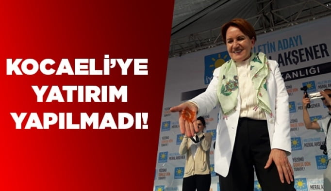Kocaeli’ye yatırım yapılmadı!