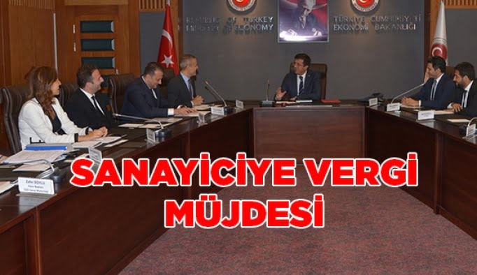Sanayiciye vergi müjdesi