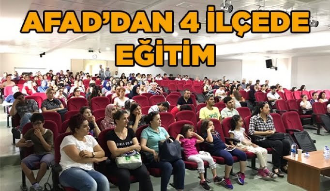 AFAD’dan 4 ilçede eğitim