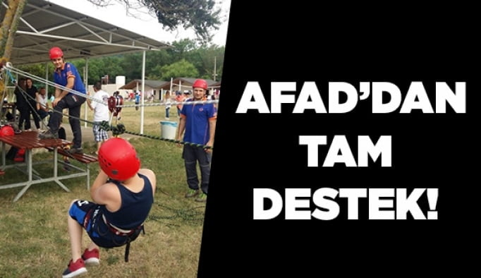 AFAD’dan tam destek!
