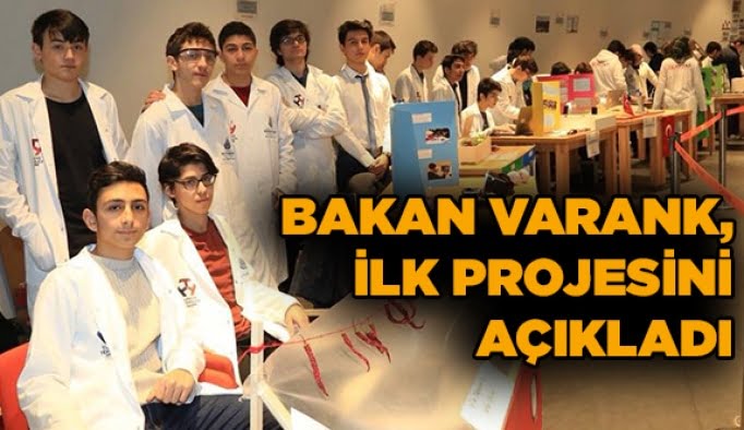 Bakan Varank, ilk projesini açıkladı