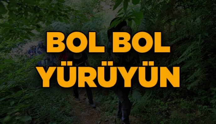 Bol bol yürüyün