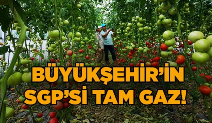 Büyükşehir’in SGP’si tam gaz!