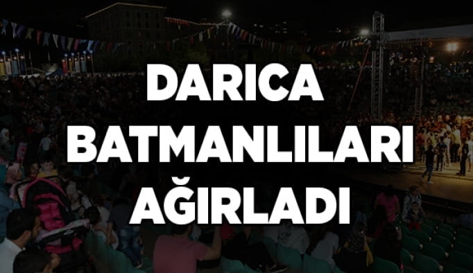 DARICA BATMANLILARI AĞIRLADI