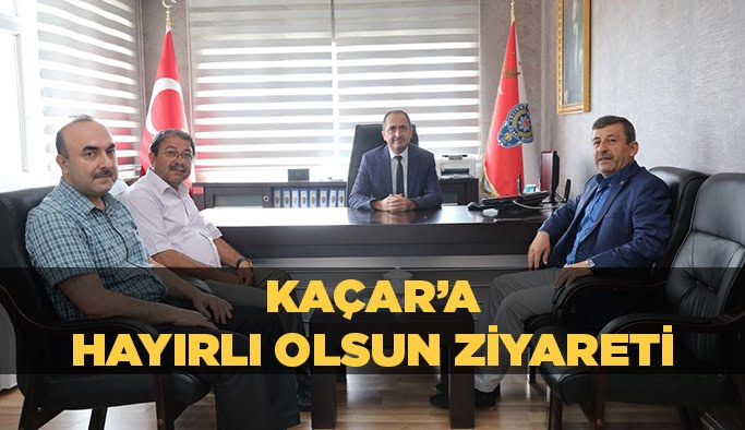 Karabacak'tan Emniyet Müdürü Kaçar'a ziyaret!