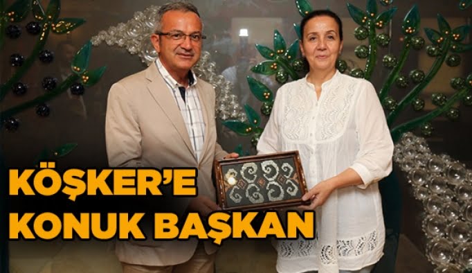 Köşker’e konuk Başkan