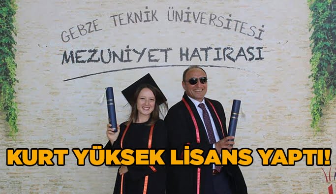 Kurt Yüksek Lisansını tamamladı