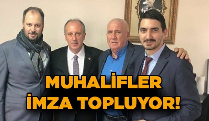 Muhalifler imza topluyor!