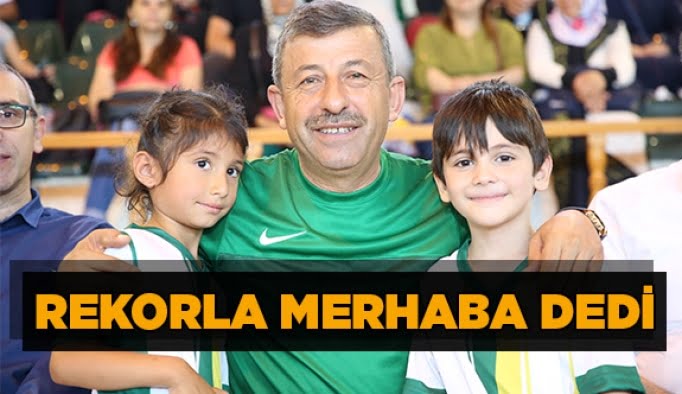 Rekorla merhaba dedi