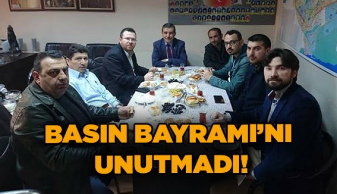 Basın Bayramı’nı unutmadı!
