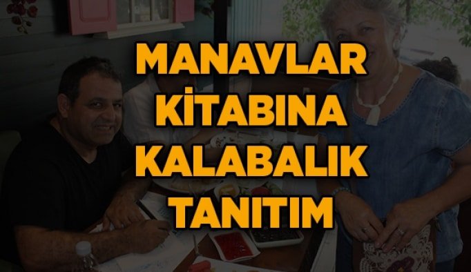 Manavlar kitabına kalabalık tanıtım