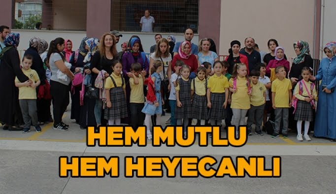 Hem mutlu hem heyecanlı