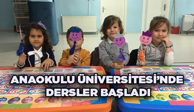 Anaokulu Üniversitesi’nde dersler başladı