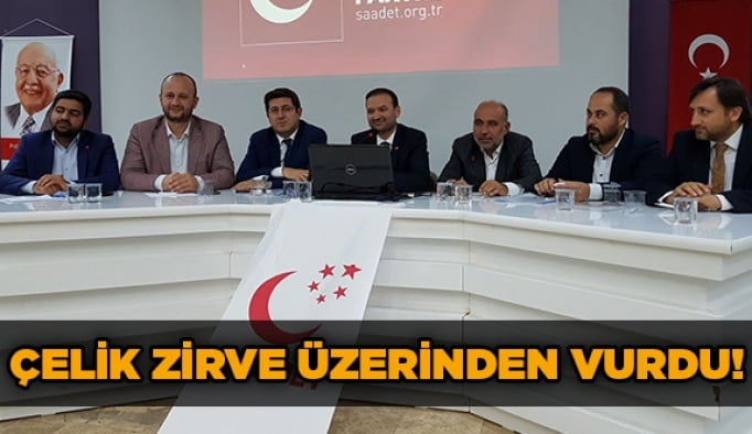 Çelik Zirve üzerinden vurdu!