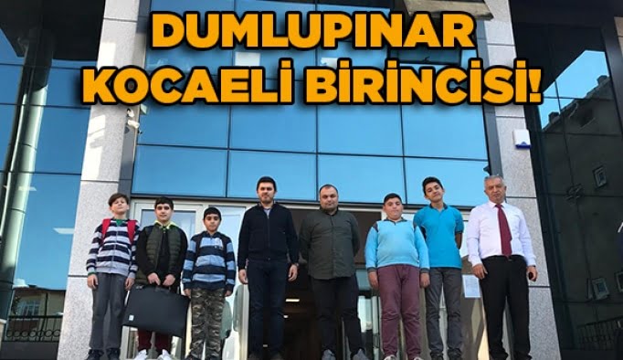 Dumlupınar Kocaeli birincisi!