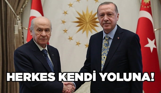 Herkes kendi yoluna!