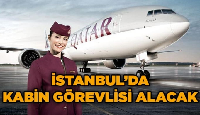 İstanbul’da kabin görevlisi alacak