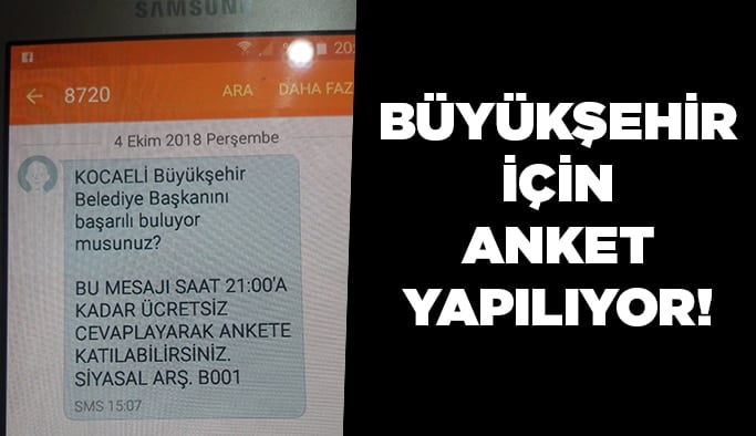 Karaosmanoğlu hakkında anket yapılıyor!