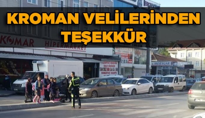 Kroman Velililerinden teşekkür