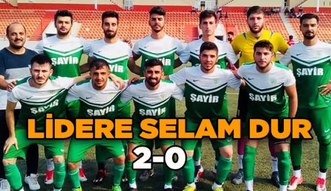 Lidere selam dur 2-0