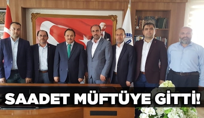Saadet Müftüye gitti!