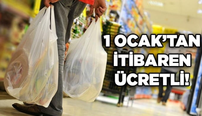 1 Ocak'tan itibaren ücretli!