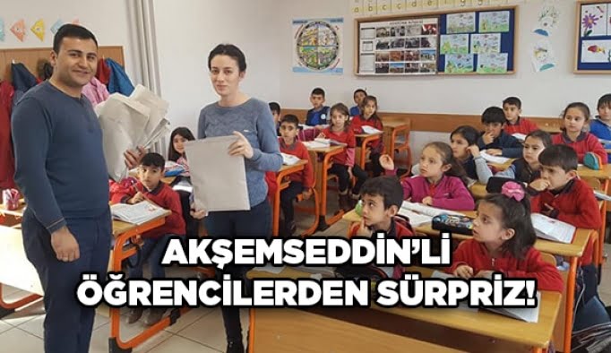 Akşemseddin’li öğrencilerden sürpriz!