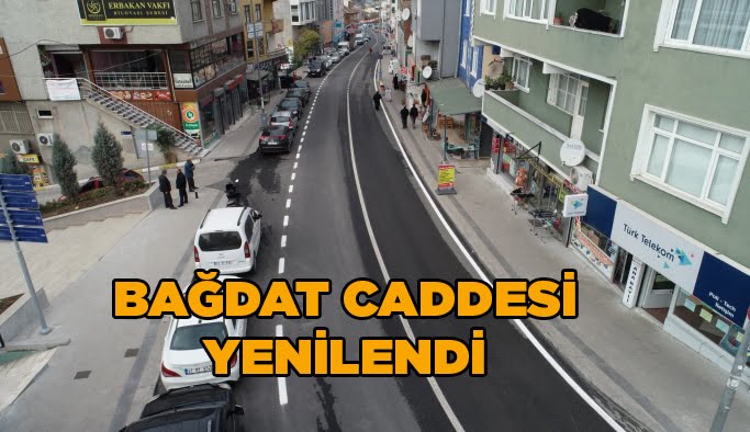 Bağdat Caddesi yenilendi