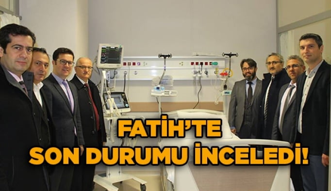 Fatih’te son durumu inceledi!