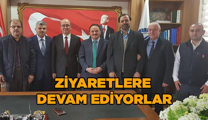 Ziyaretlere devam ediyorlar