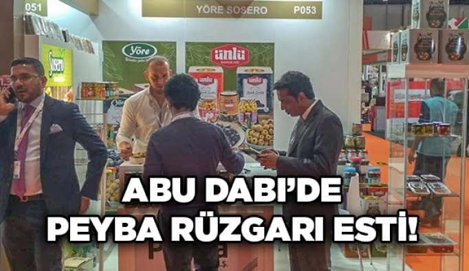 Abu Dabi’de Peyba rüzgarı esti!
