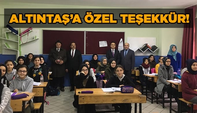Altıntaş’a özel teşekkür!