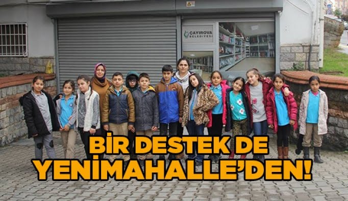 Bir destek de Yenimahalle’den!