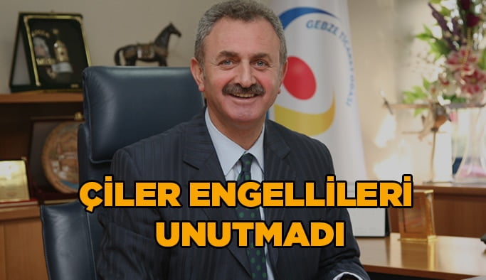 Çiler engellileri unutmadı