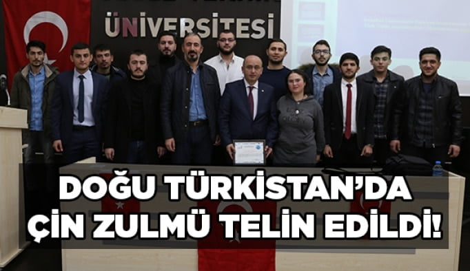Doğu Türkistan'da Çin Zulmü Telin Edildi!