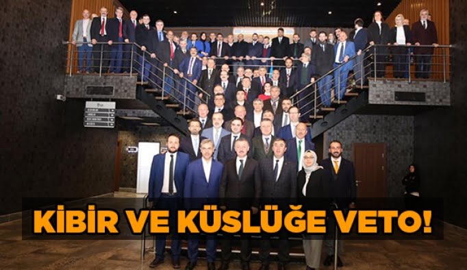 Kibir ve küslüğe veto!