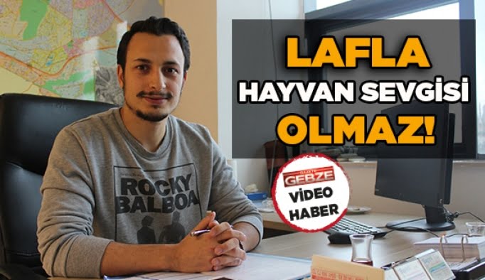 Lafla hayvan sevgisi olmaz!