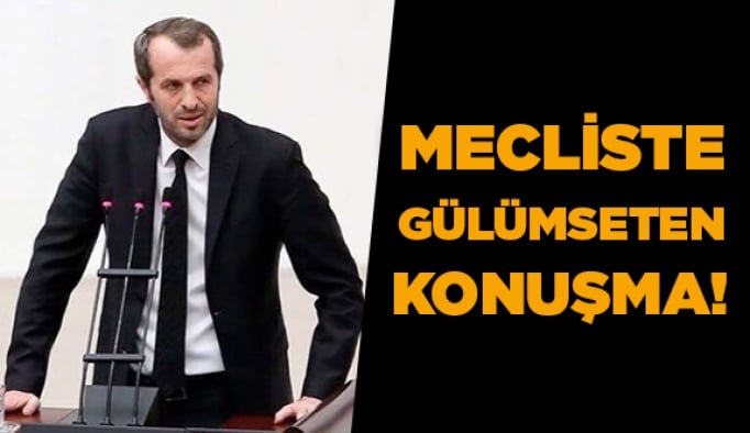 Meclis'te gülümseten konuşma!