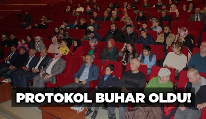 Protokol buhar oldu!